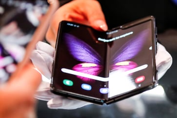 Apple is rumored to be developing a foldable phone, which could become mainstream in the future.