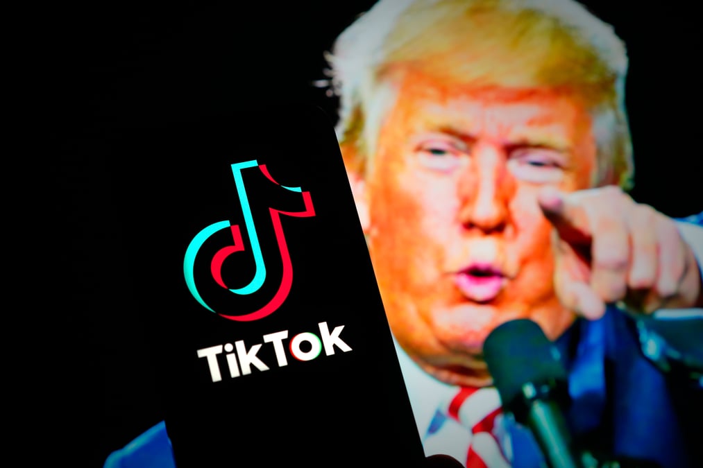 Elon Musk or Larry Ellison may purchase TikTok, according to Trump's statement.