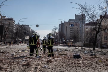 Despite strong Ukrainian resistance, Russia remains determined to capture Kyiv, according to a Pentagon official.