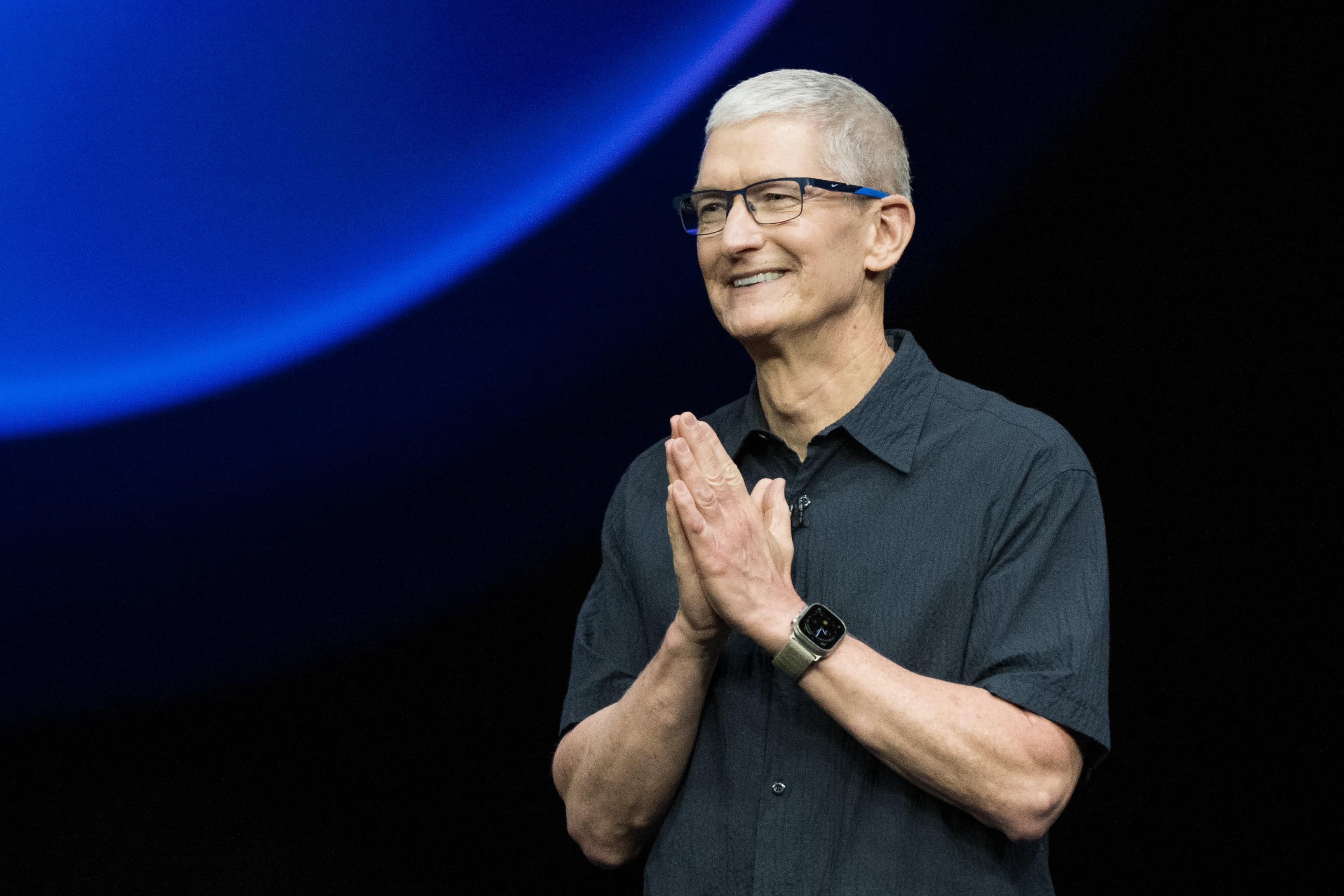 Apple CEO Tim Cook reveals he has no plans to retire in the traditional sense, stating that he will always want to work.