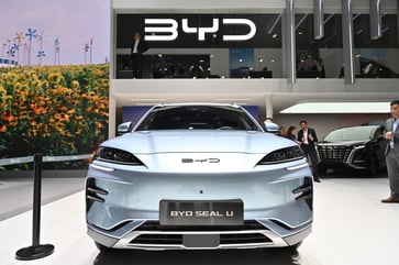 BYD's transformation from battery manufacturer to electric vehicle powerhouse, surpassing Tesla.