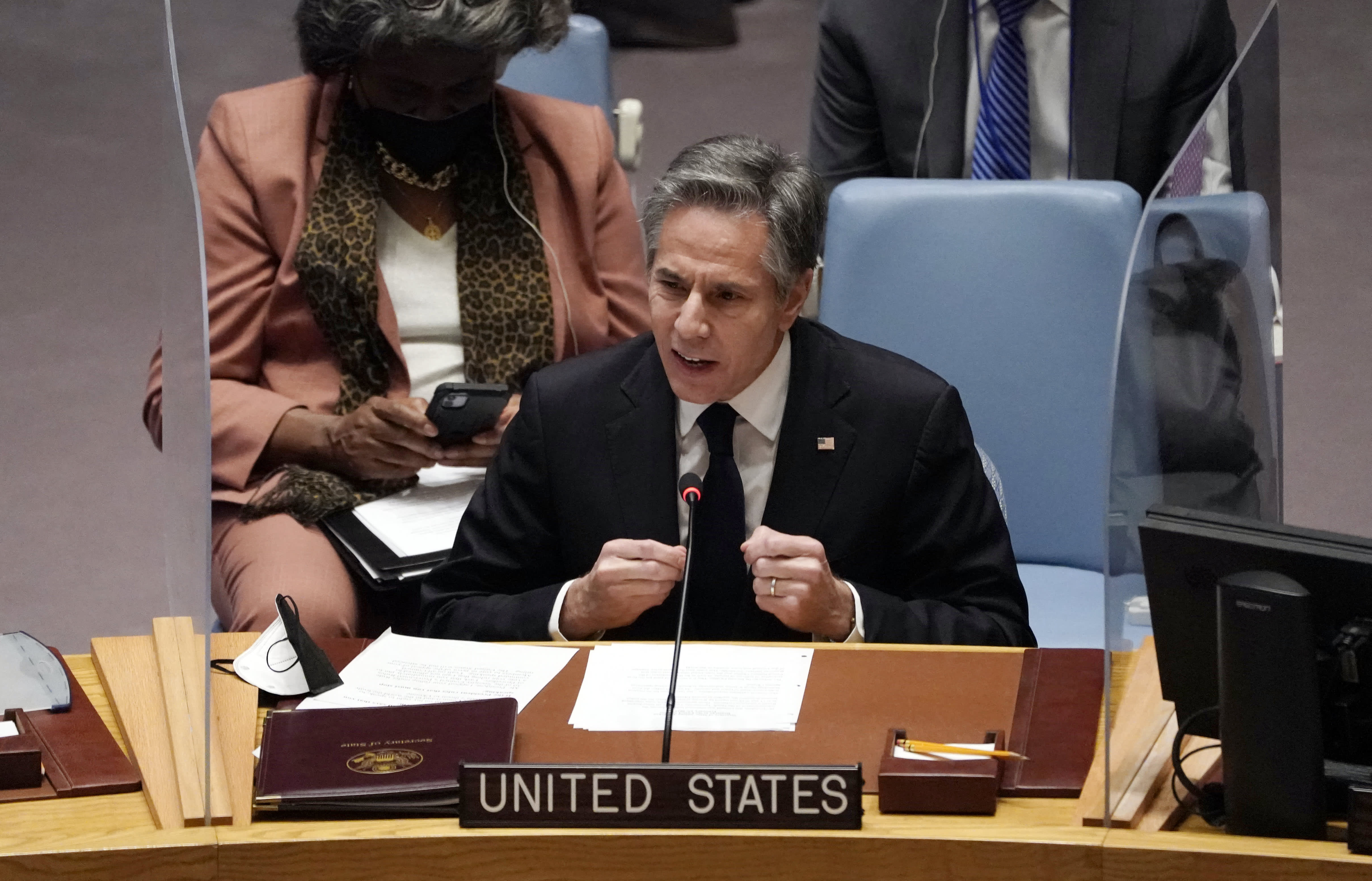 Blinken proposes bold move at the UN to avert Russian invasion of Ukraine.