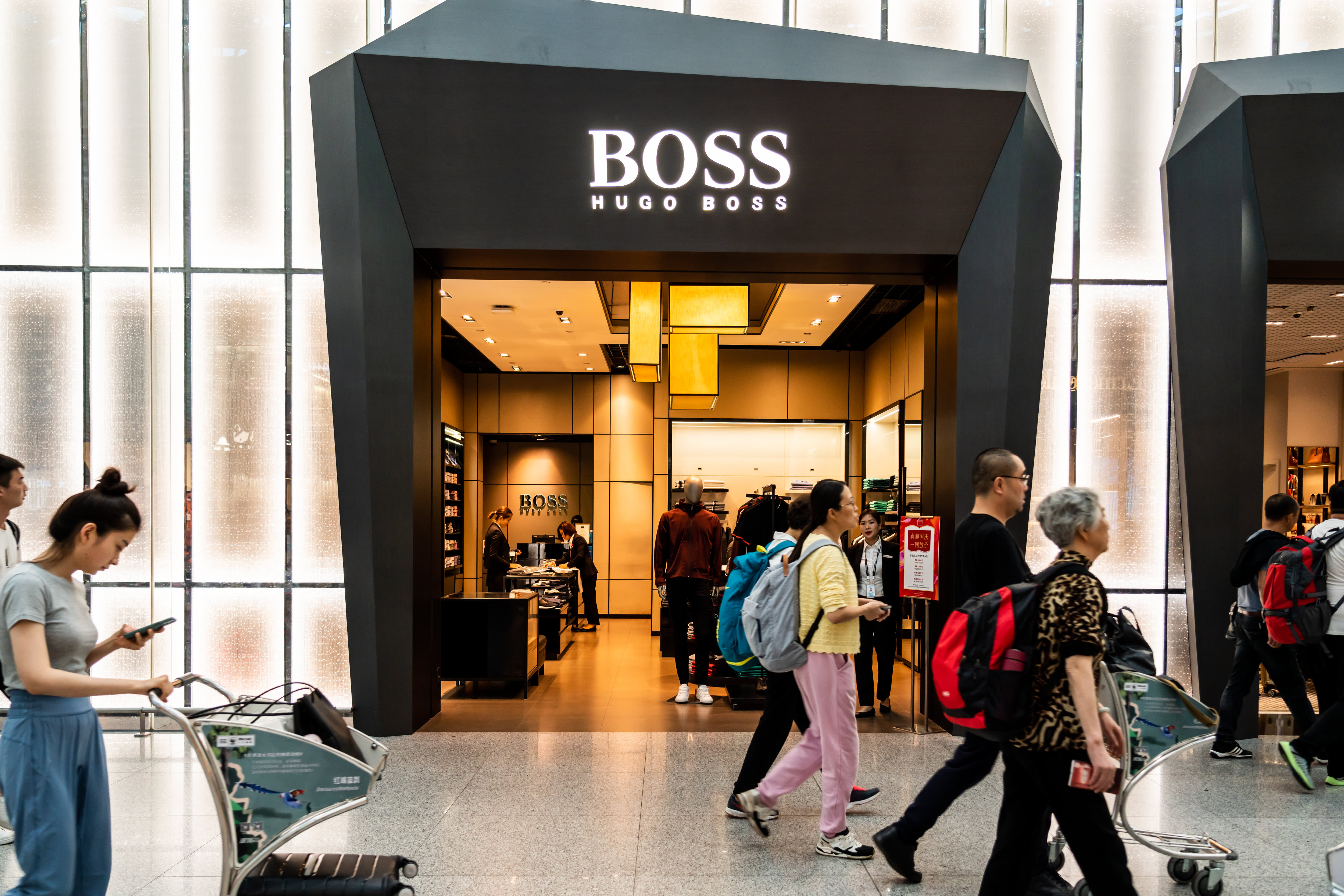 Hugo Boss experiences a 9% decline in share price after cutting its 2024 guidance due to weak demand in China.