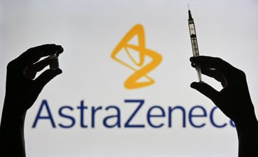 Disappointing lung cancer drug trial results cause AstraZeneca's shares to fall 5%.