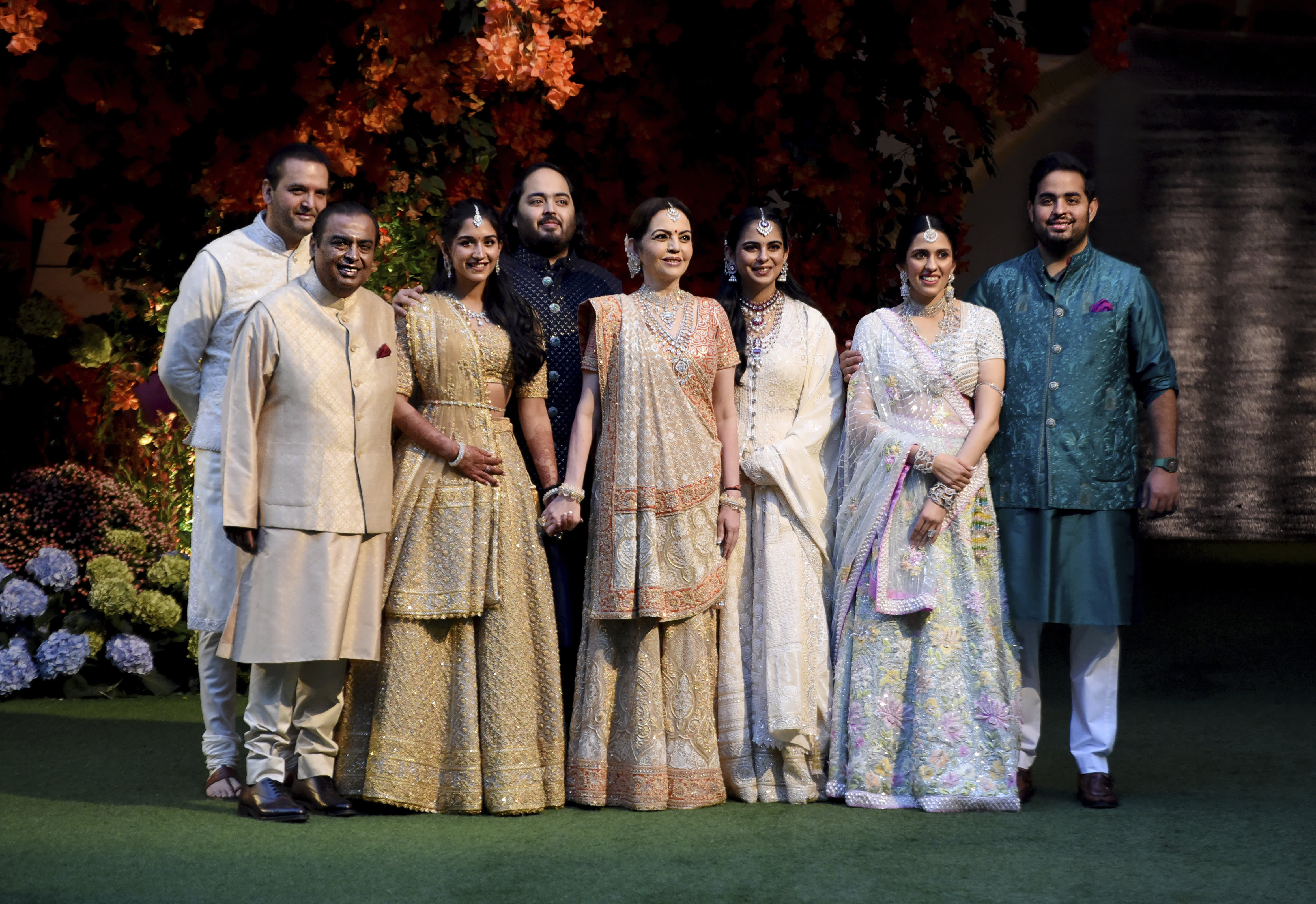 Indian weddings are known for their grandeur and extravagance, and the Ambani wedding is no exception.