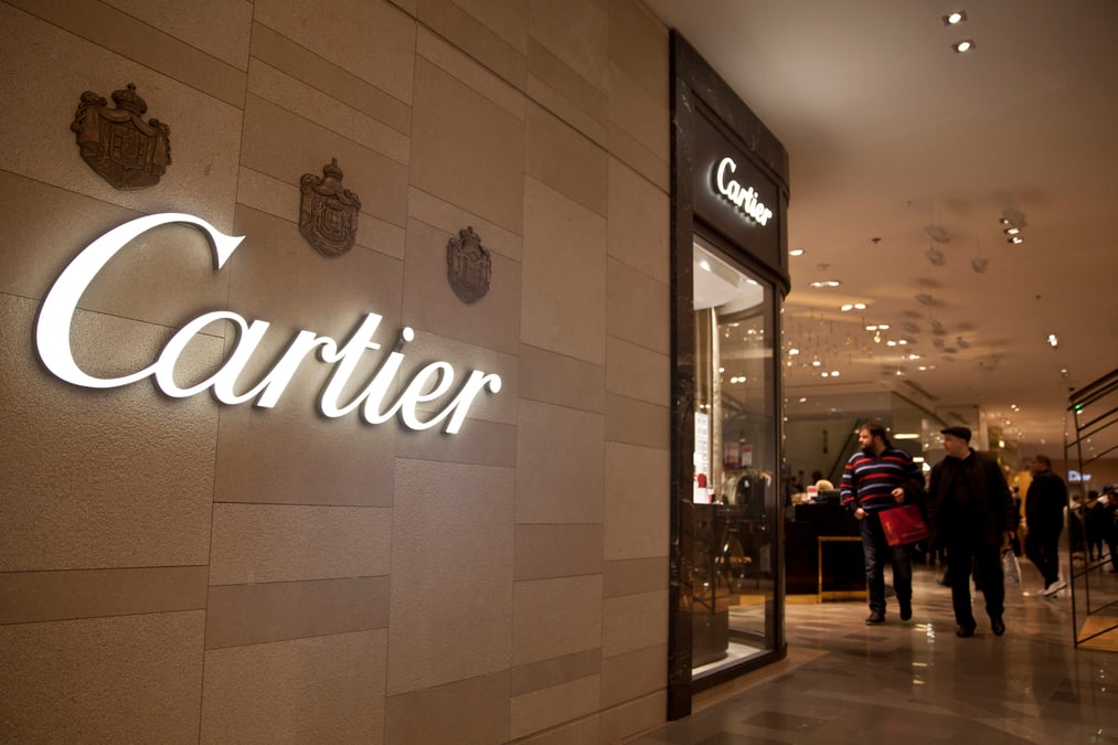 Despite ongoing weakness in China, Richemont, the owner of Cartier, reports a 10% increase in sales during the December quarter.