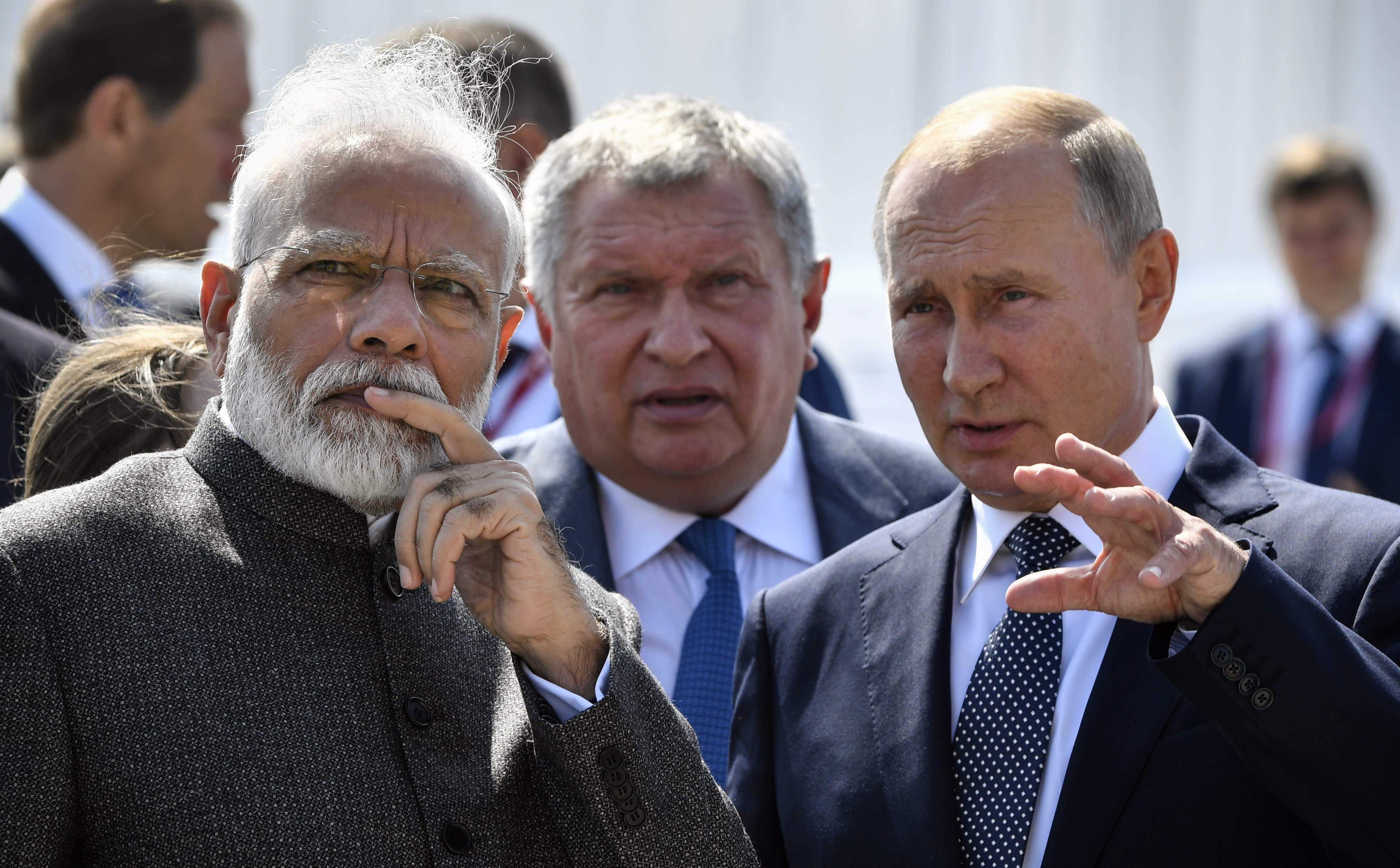 The impending U.S. sanctions on Russian crude are causing India to face an 'oil shock'.