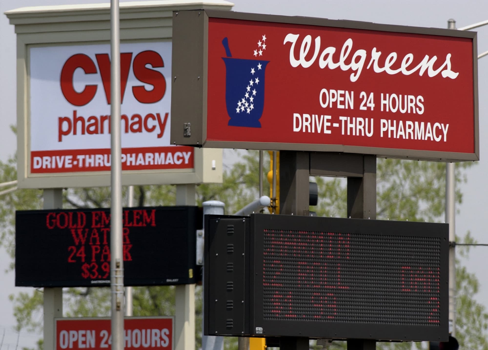 Pharmacy chains such as Walgreens and CVS are closing down branches.