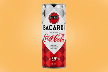 Coca-Cola and Bacardi are conducting tests on canned rum and cola.