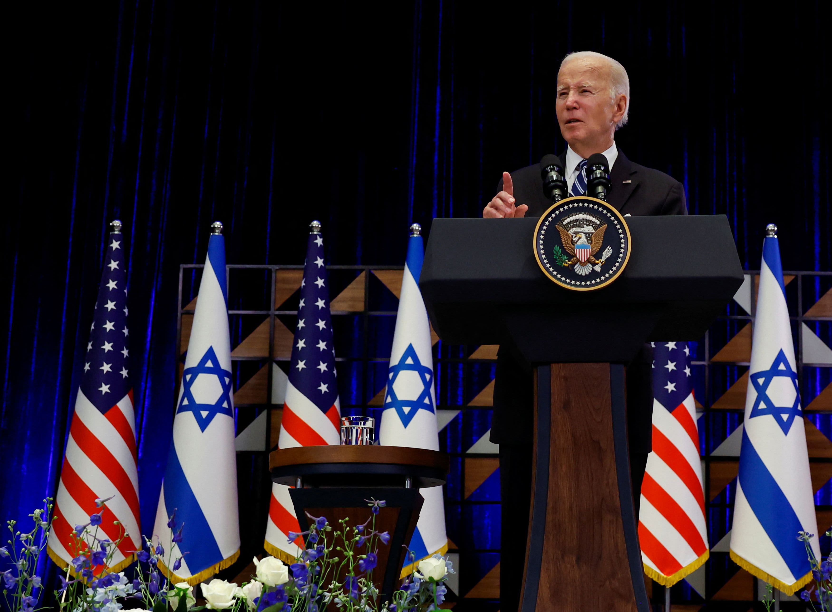 Biden to propose a record-breaking Israel aid package, including $100 million for humanitarian aid in Gaza and the West Bank.