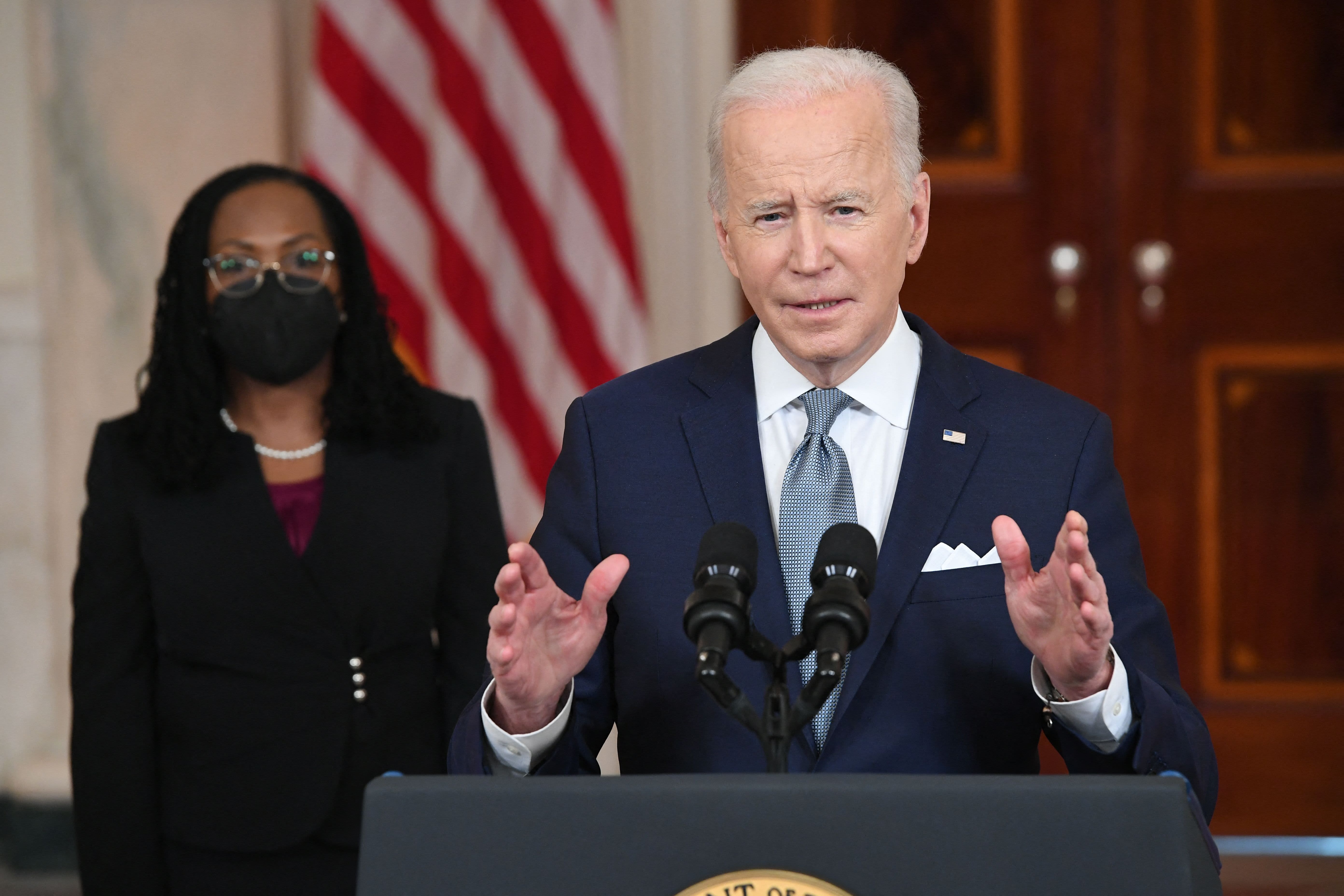 Ketanji Brown Jackson is nominated by Biden to be the next Supreme Court justice.