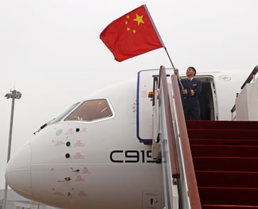 China will limit exports of certain aviation and aerospace equipment to protect national security.