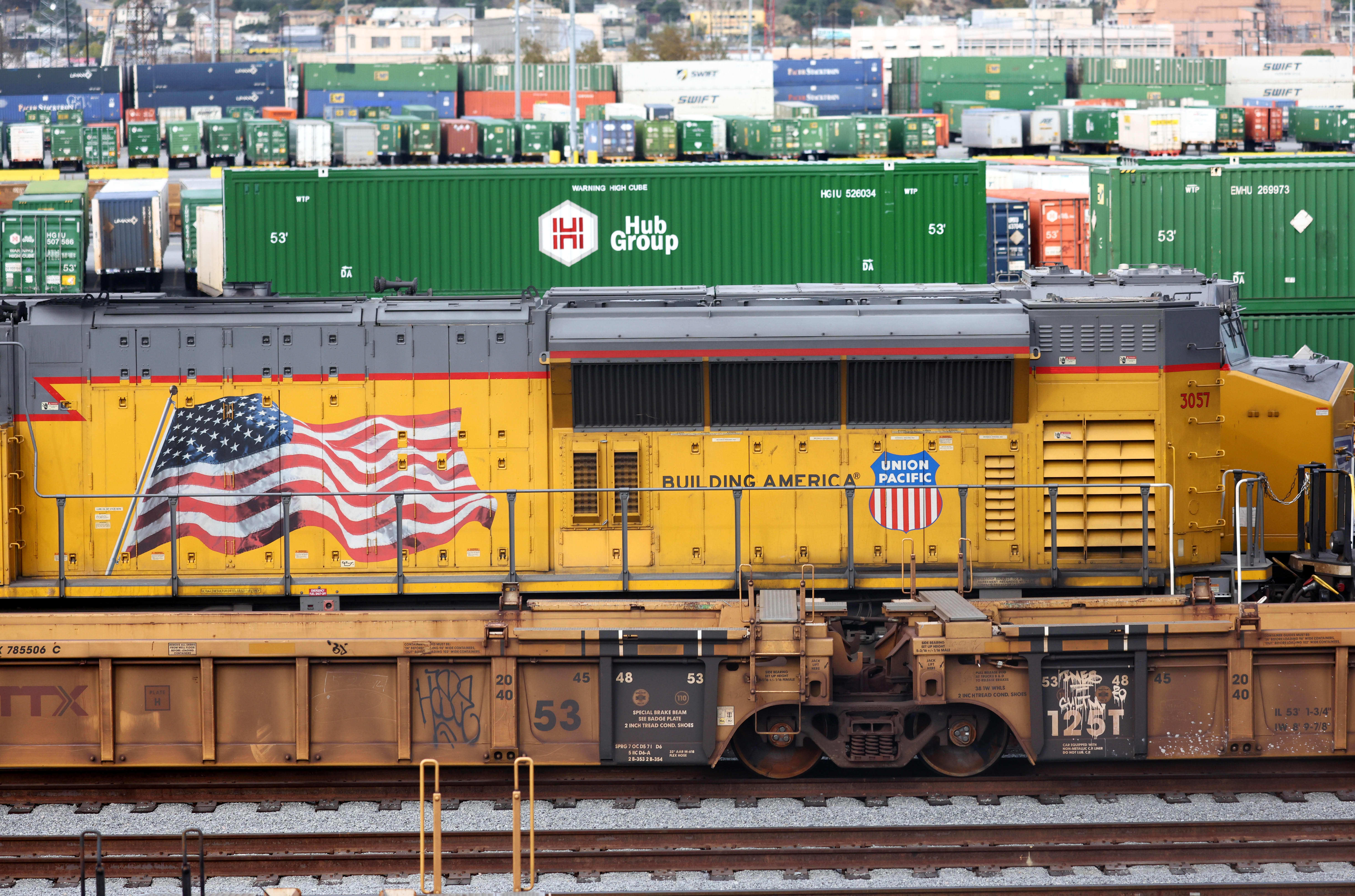 The number of freight rail delays at the Port of Los Angeles has increased to a two-year high, resulting in a buildup of both holiday and everyday items.