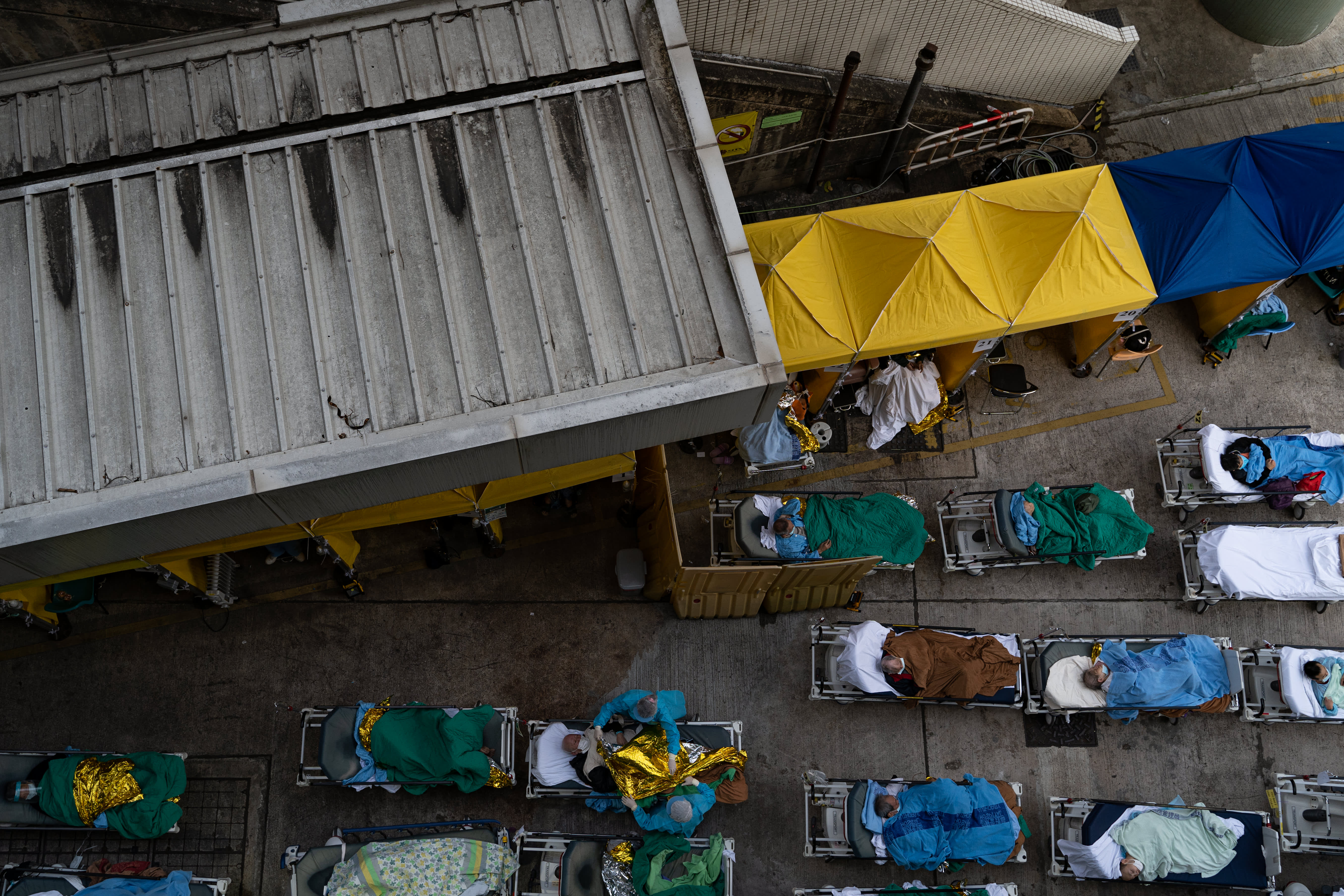 A medical expert claims that Hong Kong's health-care system is under 'immense pressure.'
