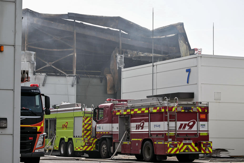 At least 16 people are dead after a fire at a battery plant in South Korea, according to a report.