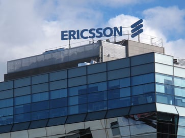 Ericsson's third-quarter sales growth in North America leads to a 10% increase in share price.