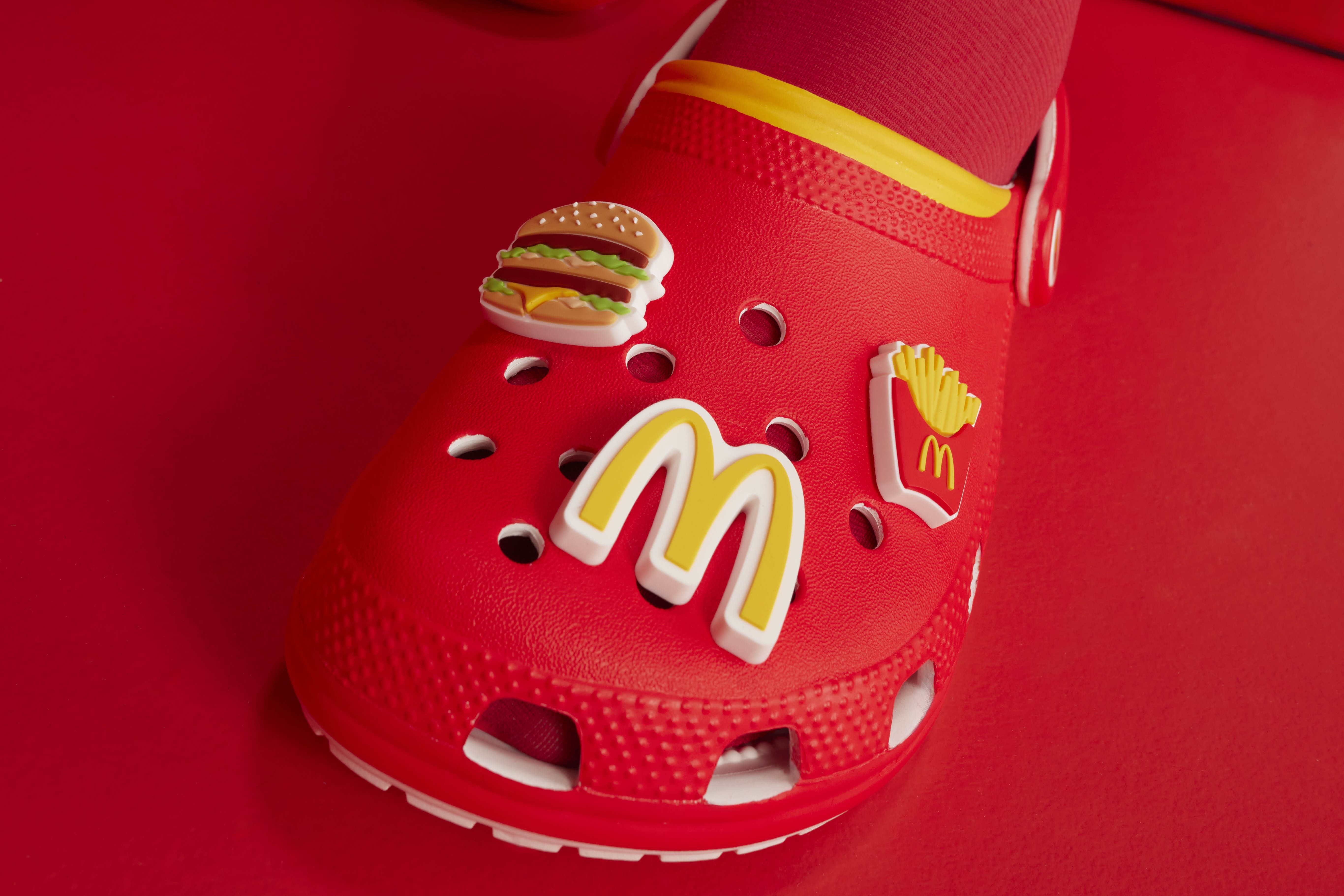 Grimace and the Hamburglar-inspired shoes are being released by McDonald's and Crocs at a price of $75.
