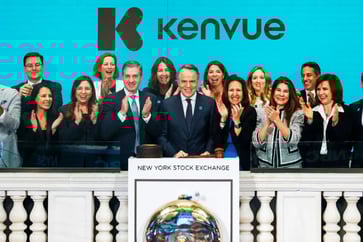 After Starboard acquires a stake in Kenvue, the company experiences a surge in stock price.