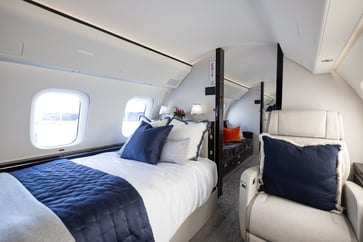 Private jet travel is becoming increasingly popular among the business elite, and Bombardier is profiting from it.