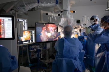 The experience of having a brain implant in the operating room.