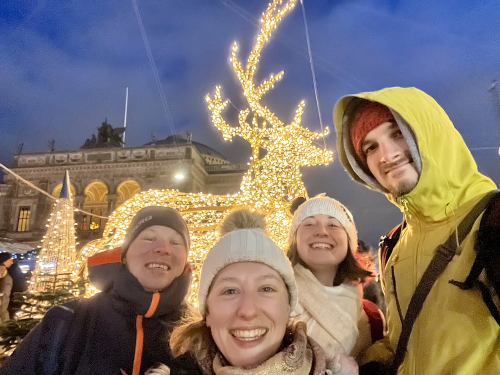Despite the challenging winters in Denmark, a 32-year-old American expat maintains a positive outlook and stays cheerful.