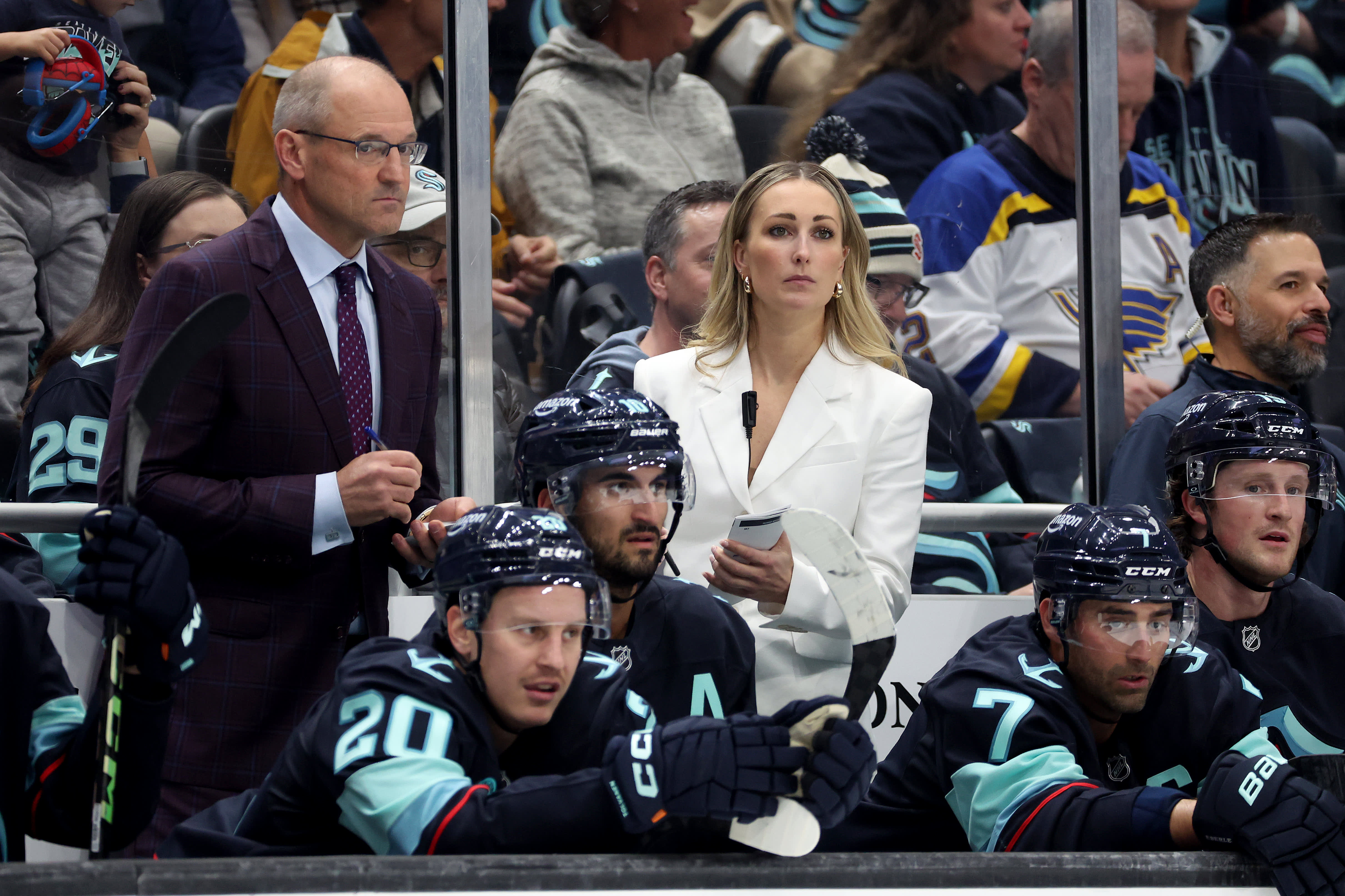 A 32-year-old Cornell graduate has left her job to pursue her dream of coaching in the NHL, becoming the league's first female coach.