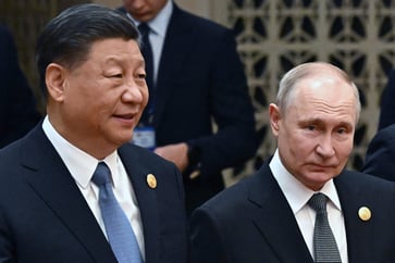 The European Union is mulling over imposing sanctions on Chinese companies that are assisting Russia's military machinery.