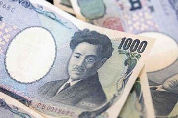 The Japanese yen has weakened to 160 against the U.S. dollar for the first time since 1990.