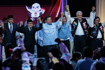 Voters in Indonesia cast their ballots to determine Jokowi's replacement as president.