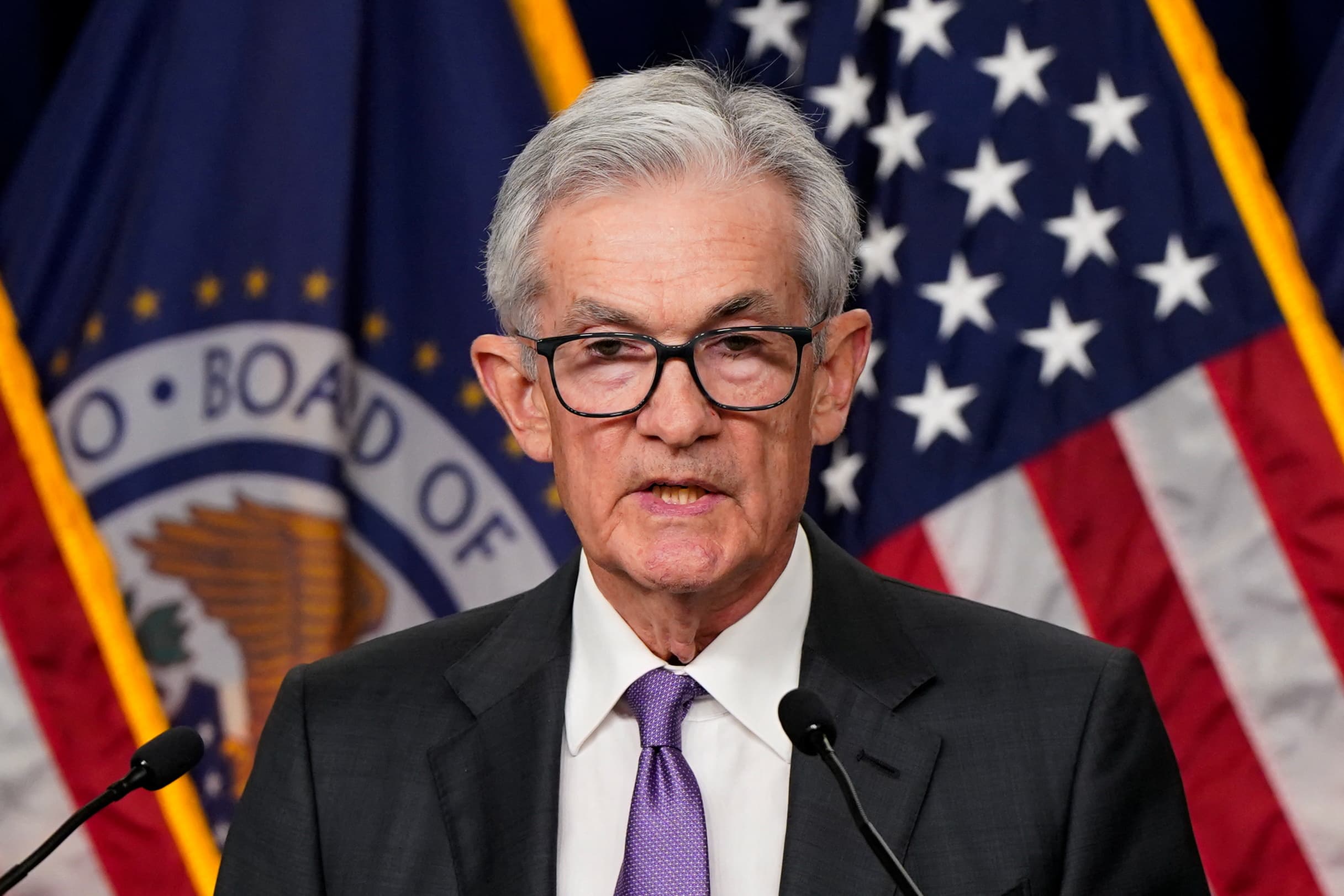 The Fed cuts interest rates by half a point, marking the beginning of its first easing cycle in four years.