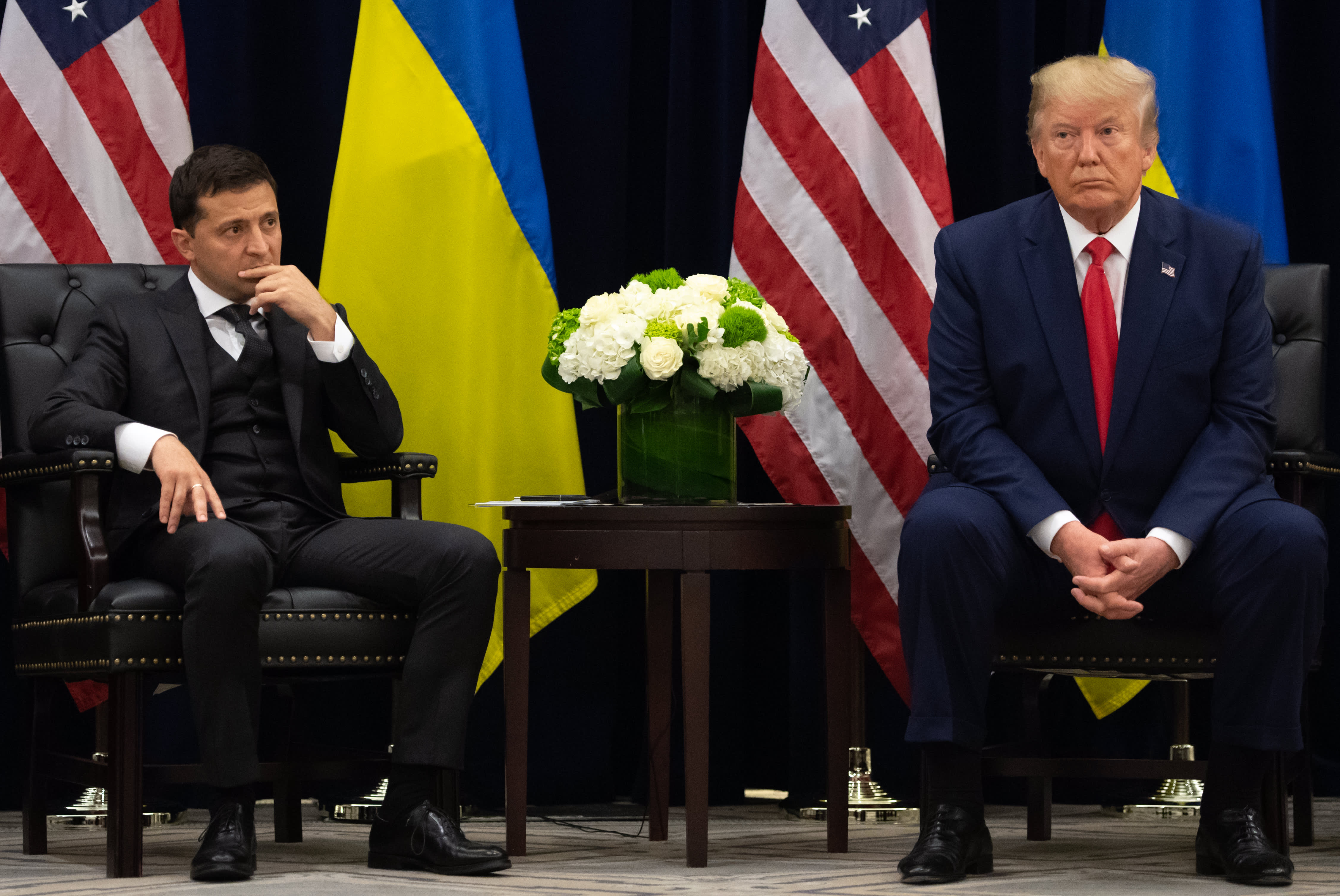 Trump shifts his stance on Ukraine's president from "the greatest salesman" to "very honorable."