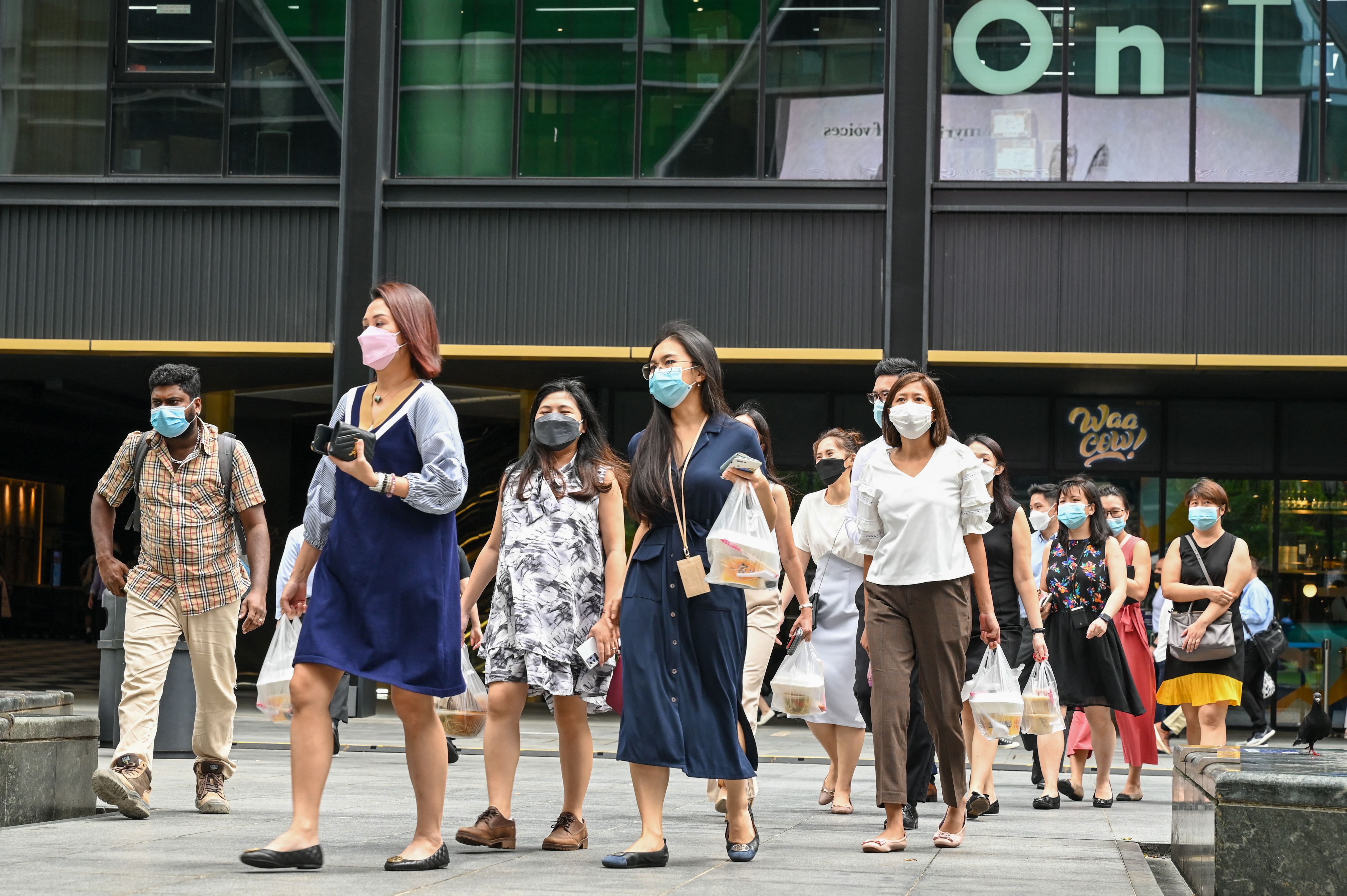 Singapore to relax Covid restrictions, reopen borders and lift outdoor mask requirement.