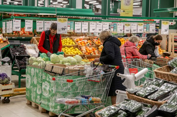 The cost of Russian food is increasing, yet nobody is accusing Putin or the conflict of the rise.