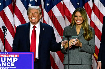 Jeff Bezos cozies up to president-elect as Amazon licenses Melania Trump documentary.