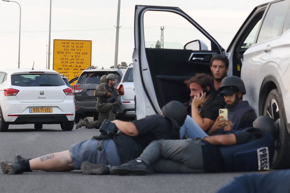 Hamas Surprise Attack on Israel: Chaotic Scenes in Photos