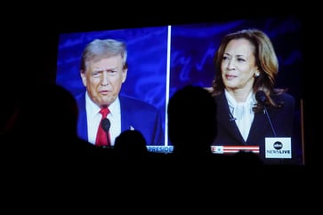 A CNBC survey shows that the presidential election is a close call, with Trump leading Harris by a significant margin on the economy.