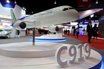 The Singapore Airshow will feature China's domestic jetliner, along with other exhibits.