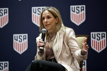 Jessica Berman, NWSL Commissioner, steered the league through turmoil to resuscitate women's soccer.