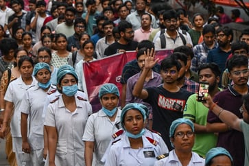 Following the heinous act of rape and murder by a medic, Indian doctors stage a 24-hour nationwide strike.