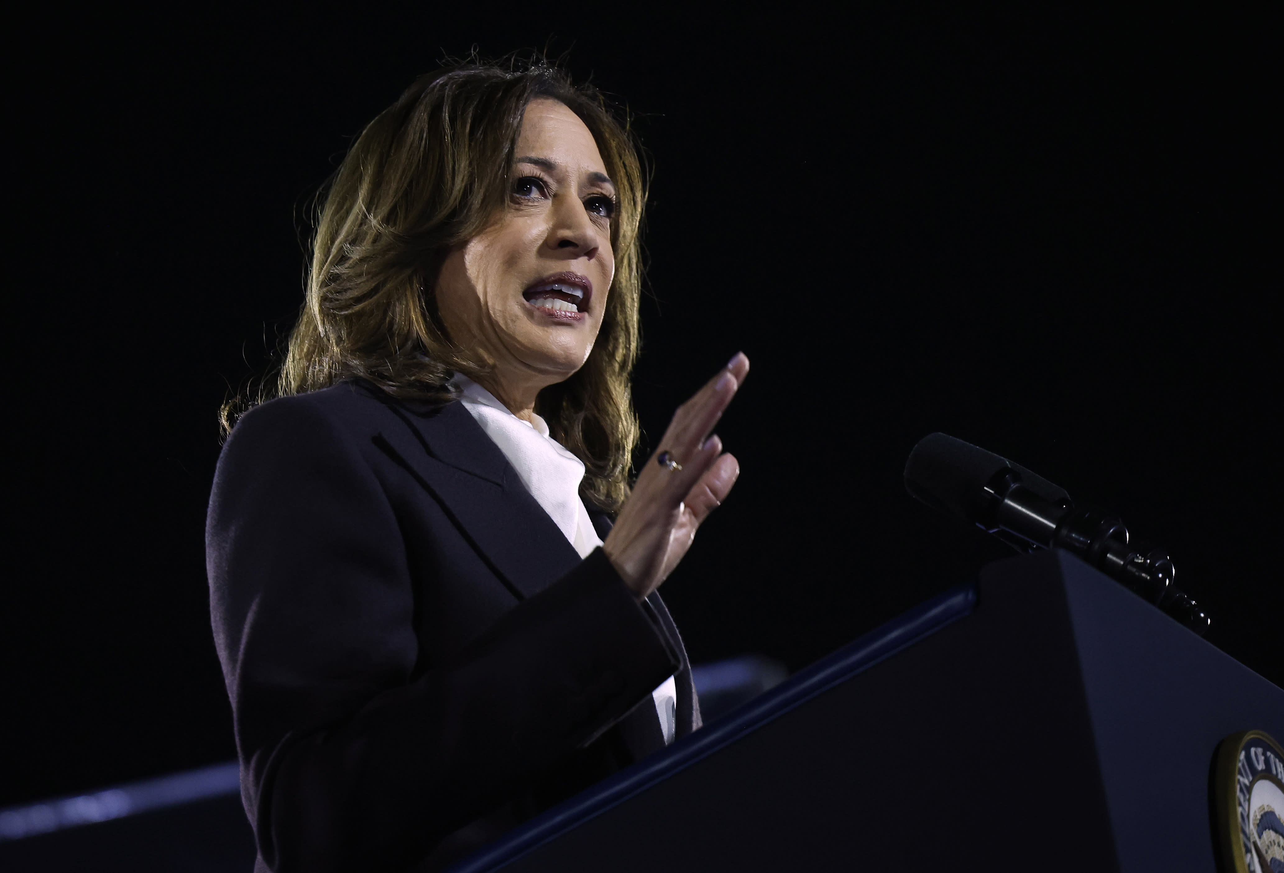 What are women's thoughts on Kamala Harris becoming America's first female president?