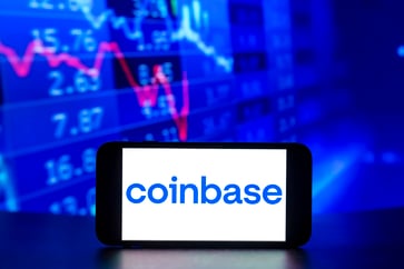 Coinbase experiences a 10% decline in value following its earnings report, marking its worst day in over a year.