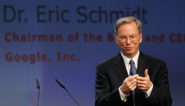 Eric Schmidt, former CEO of Google, discusses his experience working with Steve Jobs, dealing with criticism, and developing his management style.