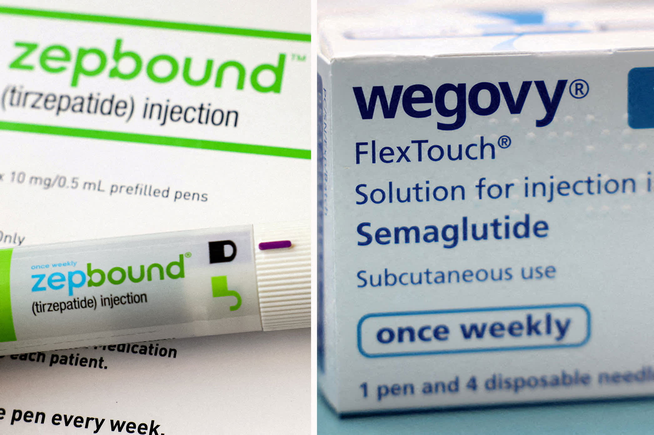 The number of prescription fills for weight loss drugs Zepbound and Wegovy increased by more than 200% in 2024, according to GoodRx.