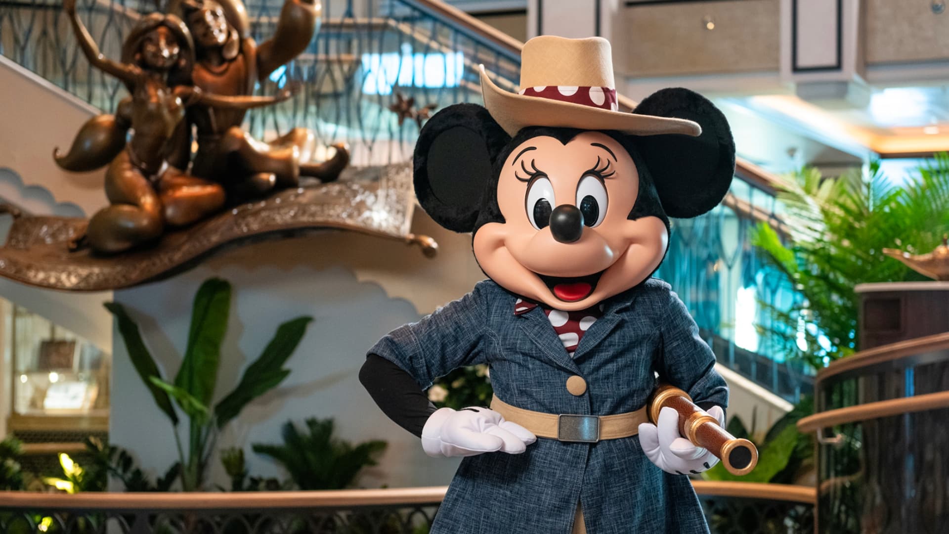 Disney introduces its newest cruise ship, Treasure, as part of a strategy to double its fleet by 2031.