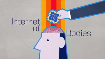 The future of the 'Internet of Bodies' may involve integrating technology with the human body.