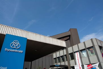 Thyssenkrupp reports $1 billion impairment for its underperforming steel business.