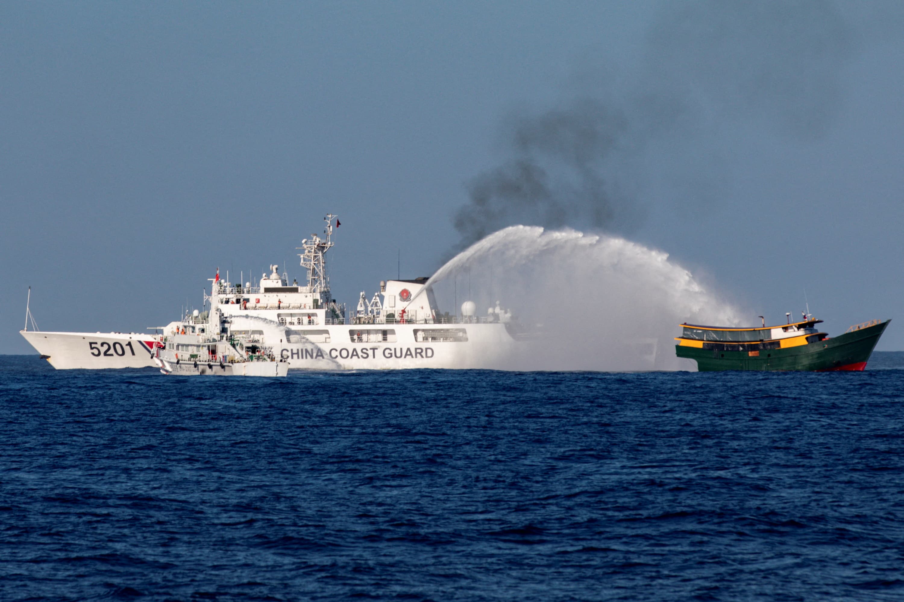 The Lowy Institute's Yaacob claims that China is using "gray zone tactics" at the contested Second Thomas Shoal.