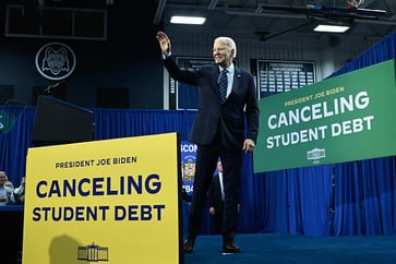 Biden simplified the bankruptcy process for student loan borrowers, resulting in $158,182 being cleared for this woman who initially thought it was a joke.