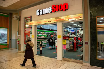 During 2021's meme mania, GameStop and AMC attracted a small fraction of retail trader interest compared to what they are currently seeing.