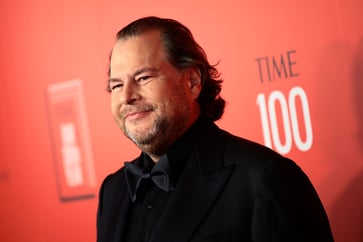 Antenna Group is in discussions to acquire Time from Marc Benioff.